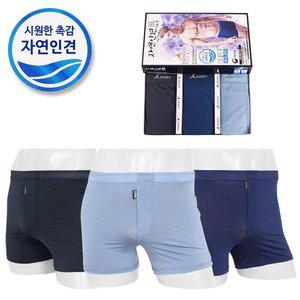 [도씨]도시 자연인견 783 스판 트렁크 팬티 3종 남성용