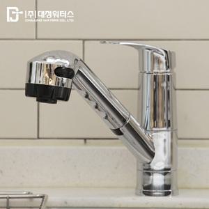 대정워터스 SM710 주방 수전 1홀 대붙이 싱크대 수도꼭지 국내제작 씽크대
