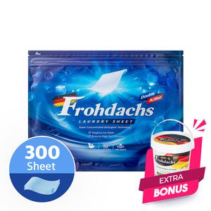 시트형 종이세제 세탁세제 300매+원큐 다용도 발포클리너 1kg