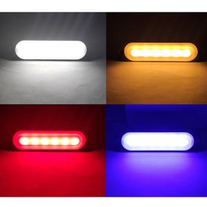 차량용 4구 6구 미니 면발광 차폭등 토끼등 12v 24v 겸용 LED 코너등 후미등 브레이크 깜빡이