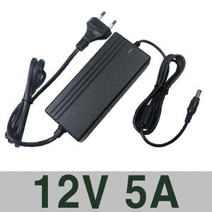 12V 5A 전원선일체형 어댑터,아답터,직류전원장치,SMPS,12V 5000MA