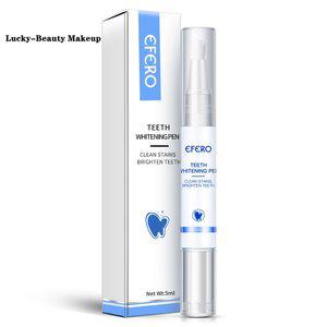 EFERO 치아 미백 에센스 플라크 얼룩 제거 표백 청소 세럼 하얀 구강 위생 펜