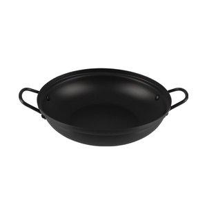 [기타]업소용 경질 복전골 냄비 28cm 감자탕 국물요리 양수냄비 유리뚜껑