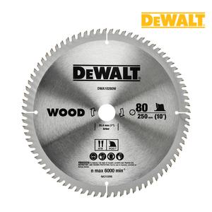 디월트 DWA10280W 목재용 원형톱날 250mm 80T 2.2t