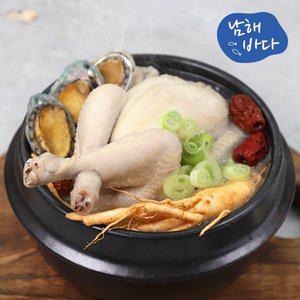 갤러리아 [남해바다] 전복 삼계탕세트 / 전복1미+영계1마리