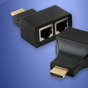 랜선 영상출력용 HDMI 변환젠더 RJ45포트 변환어댑터
