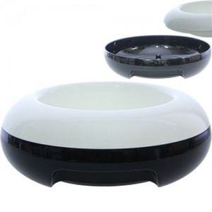 D17 애견 이태리 식기 ET BOWL 블랙 화이트 미디움