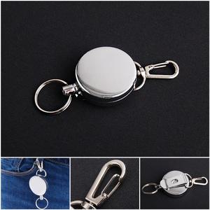 와이어 릴고리 낚시 낚싯바늘 자동 바지 고리 릴 키 열쇠 비트 피스 줄 100cm 1개