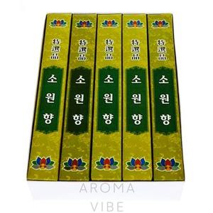 태우는향 인센스스틱 제사용향 소원향연꽃 10P THCO11