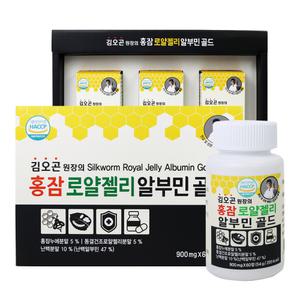 김오곤원장의 홍잠 로얄젤리 알부민 골드 [900mg X 60정 X 3ea] X 2BOX