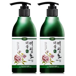 더블모 어성초 샴푸 두피 약산성 비듬 샴푸 300ml 2개