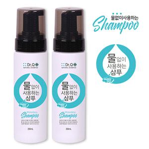 닥터큐 물없이 사용하는 버블타입 샴푸 200ml 2개