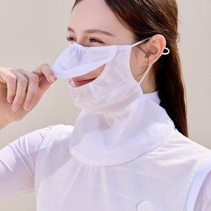 [베일리화이트] 자외선차단 여름 골프 마스크 자전거 등산 쿨