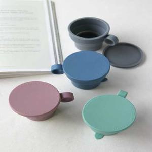 뉴 실리콘 파스텔 접이식 컵 4color컵 음료컵 휴대용컵 실리콘컵 접이식컵 접