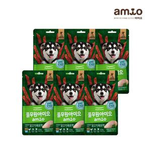 풀무원아미오 강아지 자연담은간식 닭고기 육포 유산균 PLUS(50g) x 6개