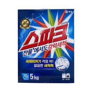 애경산업 스파크 찬물에 잘녹는 세탁세제 5kg