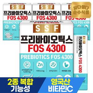 프리바이오틱스 FOS4300 아연 프락토올리고당 4박스(120포) / 비타민C 17종 생유