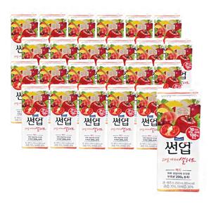 썬업 과일야채샐러드 주스 레드 200ml 24팩