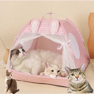 고양이 숨숨집 사계절 텐트 애견하우스 애견텐트 쿠션포함 고양이집 강아지집