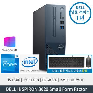 델 인스피론 3020 SFF i5-13400 Integrated그래픽 16GB 512GB W11H