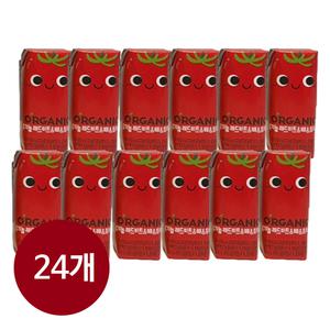 크니쁘니 오가닉주스 레드비트토마토딸기 125ml x 24팩