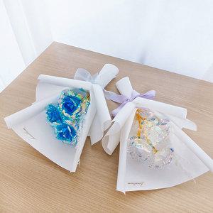 로렌블룸 홀로그램 장미꽃다발, 3송이 홀로그램꽃다발