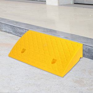 문턱휠체어진입판 50X27X11CM 옐로우 계단턱 경사로판 이동식경사로 문턱경사로
