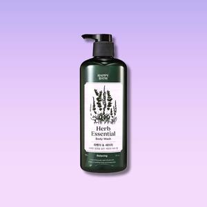 해피바스 에센셜 허브 바디워시 900ml 라벤더 앤 세이지