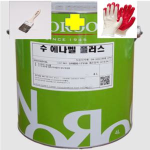 노루페인트 수 에나멜 플러스 15가지 색상 모음 유성페인트 4L (목재/ 철재용/판넬/H빔)