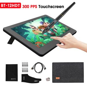 BOSTO 11.6 그래픽 드로잉 태블릿 BT-12HDBT-12HDT12HD-A 디지털 드로잉 태블릿 HIPS LCD 1366x768 디스플