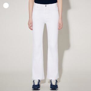 [GUESS]게스진 여성 화이트 슬림부츠컷(YP2D9042)