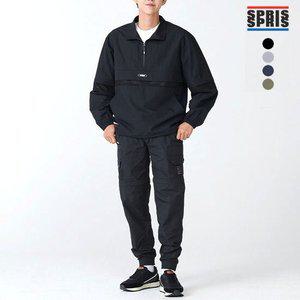 [스프리스] 남성 활동편한 심플 스포티 점퍼팬츠 세트