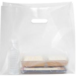 코멧 다용도 무지 HDPE 비닐 쇼핑백 특대형 반투명 100개