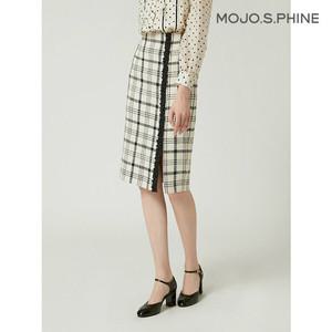 [모조에스핀] 블랙진주 비딩장식 셋업 스커트 CH_J223MSD118