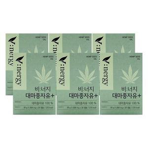 비너지 대마종자유 플러스 1000mg x 30캡슐 x6박스