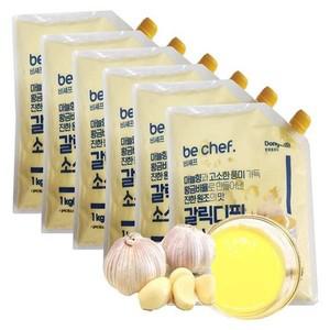 동원 갈릭디핑소스-골드-1박스 1kgx6개) 피자소스 갈릭디핑소스 디핑소스 피자디핑소스 갈릭소스