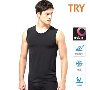 쿨베이직 TRY 1매 남성 머슬 남자런닝셔츠 쿨루션