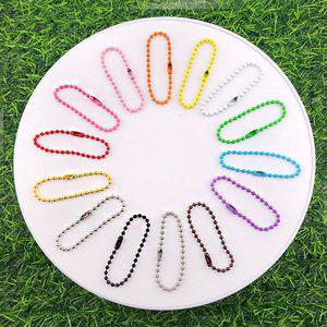 비즈팡 [TH-1-06] 키링부자재 컬러군번줄 키링 12cm 14color (대량) ,200개