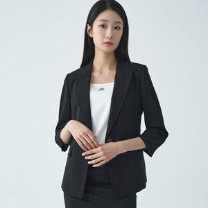 [지센](3컬러) 베이직 원버튼 정장 자켓 LFFJO401