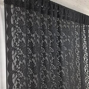 블랙레이스커튼망사커튼 가리개커튼 인테리어커튼