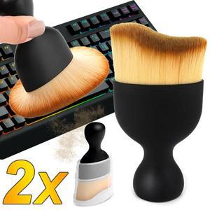 컴퓨터 키보드 청소 브러시 정전기 방지 클리너 키트 PC 노트북 이어 버드 프린터 클리너 용 자동차 공기