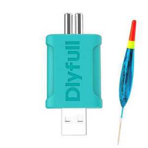 바다 찌 Cr425 낚시 플로트 충전기 키트 충전식 USB 발광 물고기 LIR425 바버
