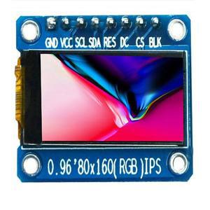 HD 65K 0.96 인치 TFT 디스플레이 IPS LCD 스크린 드라이브 IC ST7735S 3.3V 160x80 SPI 인터페이스 풀 컬