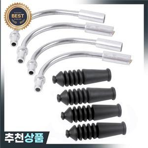 자전거 케이블 하우징 2  브레이크 국수  부츠 MTB 산악 V 가이드 벤드 튜브 파이프 슬리브