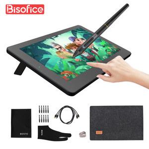 BOSTO BT 12HDT 휴대용 HD H IPS 터치 스크린 LCD 그래픽 드로잉 태블릿 1366x768 디스플레이 8192 압력 레벨 지원 11 6 인치