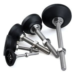 조정 가능한 선반 다리 직경 60mm 나사 유형, 레벨링 피트, 회전 베이스 다리, M8, M10, M12 가구 패드