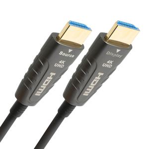 AOC하이브리드 광 4K HDMI케이블 40M 2.0V 60Hz장거리전송 리피터 증폭기 모니터 연장선 빔프로젝터 TV연결