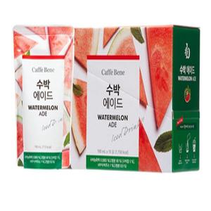 카페베네 수박 에이드 파우치 190ml 50개