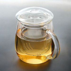 거름망머그컵 게더릭 머쉬룸 내열유리 티머그 (500ml) 녹차잔