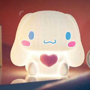 산리오 하트 무드등 말랑말랑 실리콘 시나모롤 취침등